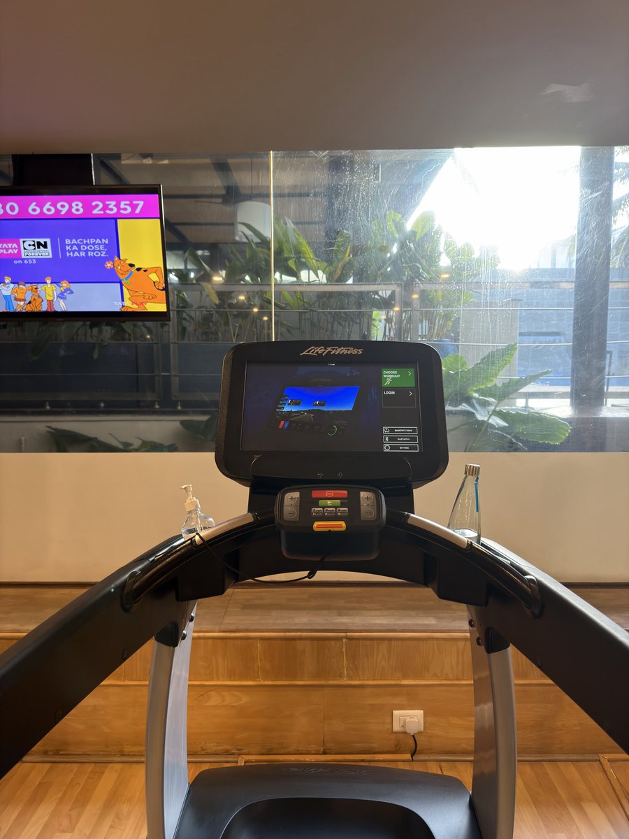 Jet lag hack activated. 

Up at 530 to get a workout in