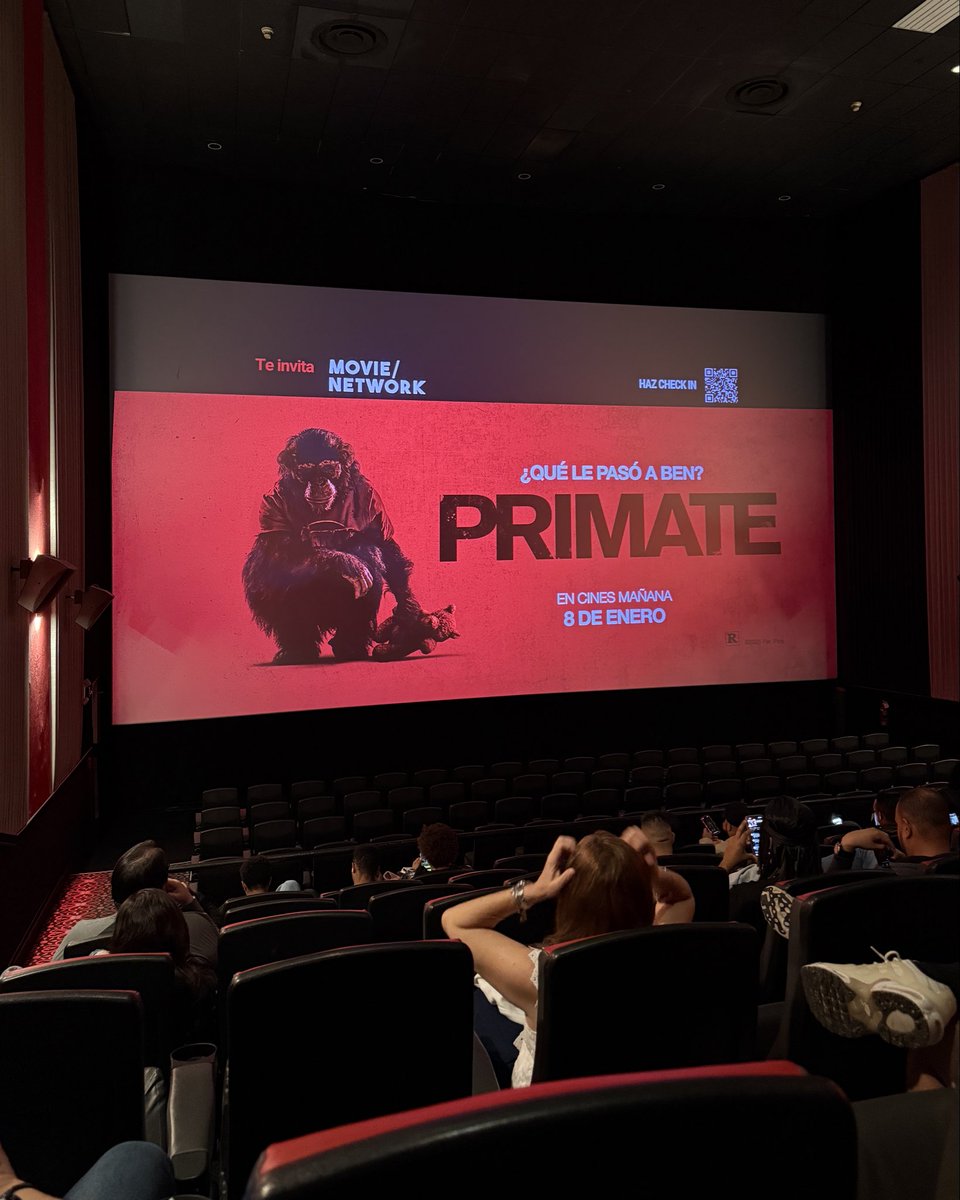 genesisoneill's tweet photo. Just got out of the #PrimateMovie screening! No offense to the critics, but... PRIMATE, good? More like Primate bad. https://t.co/q1FosipFcI