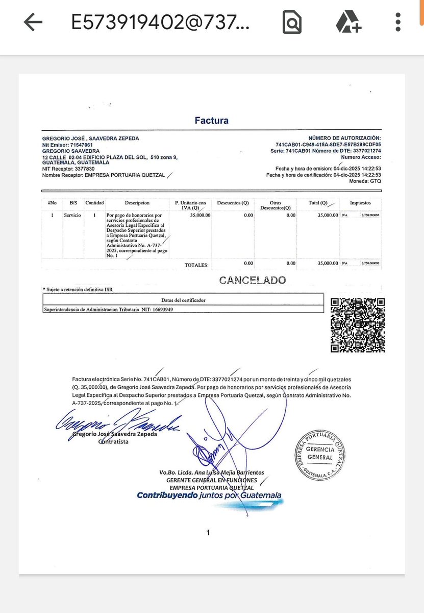 La_ReVoluZzion's tweet image. _
Todo el #NetSemillero no se ha dado cuenta que Goyo Saavedra fue empleado del @GuatemalaGob de Jimmy Morales,
— #RecicladoraSEMILLA 🌱💸🤣

Años 2016 y 2017 Jimmy
Años 2024 y 2025 Arévalo
Total: Q721,621.51 

GuateCompras ⤵️