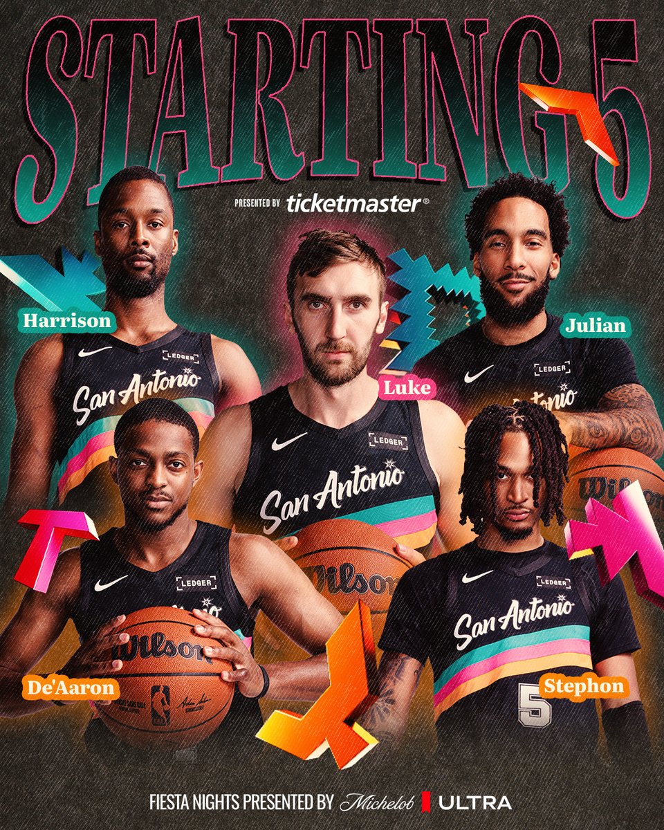 spurs's tweet image. Tonight's 🖐

@Ticketmaster | #sponsored