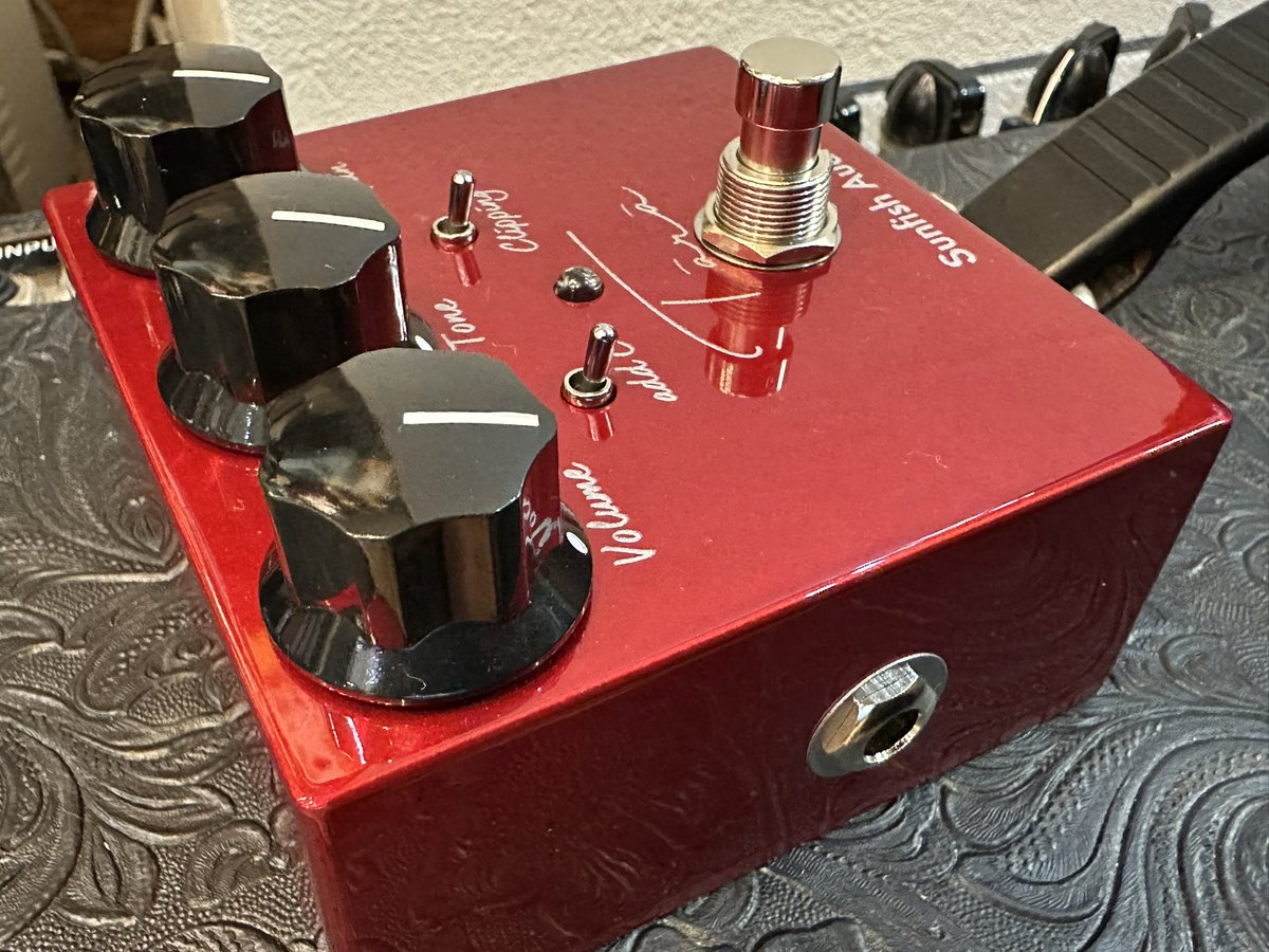 Sunfish Audio Overdrive Tara Custom Red Xotique 別注カラー （新品