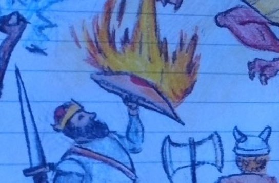 nicknelscns's tweet image. will drawing little hearts on his drawings of mike for years 🥲