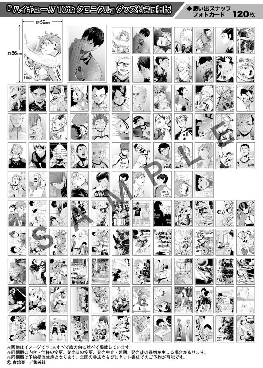 ハイキュー 10th クロニクル 譲:画像1〜5枚目 アクフィ ピンズ フォト