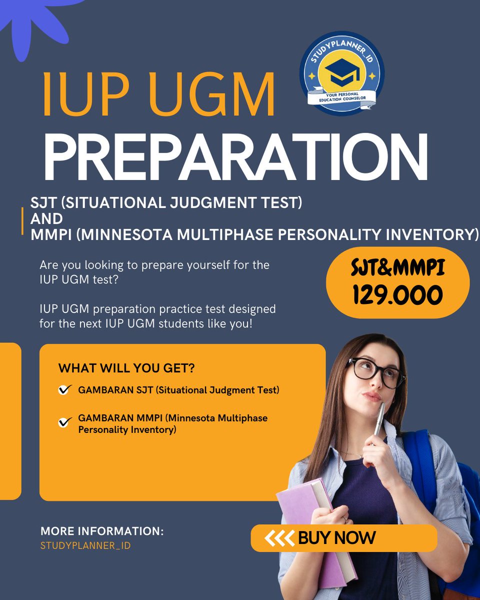 MENTORING PTN-JUAL SOAL IUP UGM/IUP ITB/SIMAK KKI tweet media