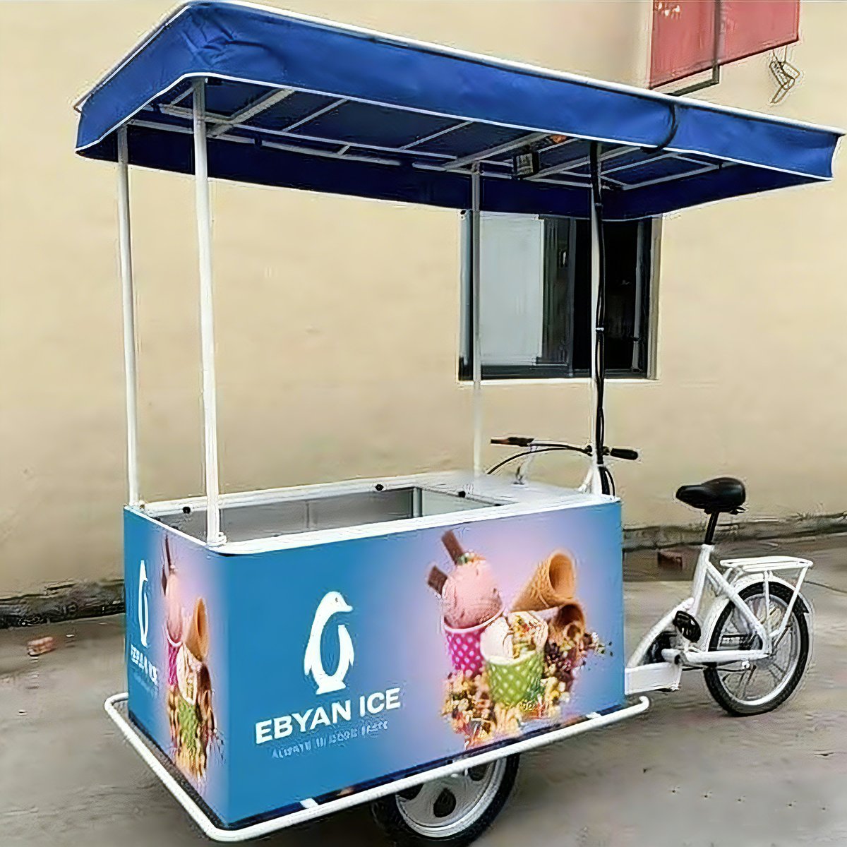 solarcoolershub's tweet image. Solar / Battery / Electric Ice Cream Tricycle Cart 🍦☀️
Mobile ice cream cart with deep chest freezer.
Powered by solar panel, battery, or electric—run anywhere, anytime.
Perfect for street vending, parks, and outdoor business.
86-15757277513
#solarfreezer #dcrefrigerator #fridge
