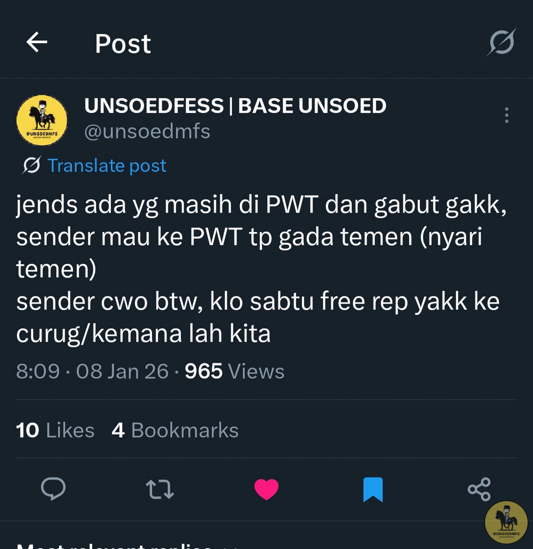 UNSOEDFESS | BASE UNSOED tweet media
