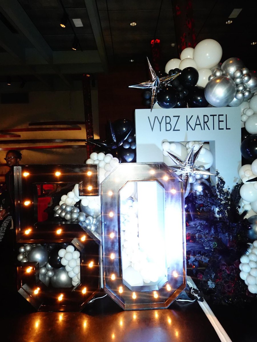 Tropixsofficial's tweet image. Vybz Kartel celebrating his 50th birthday 🎉
