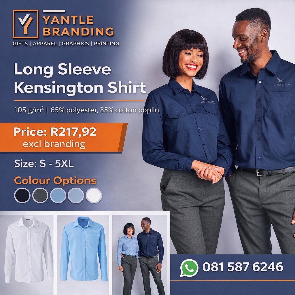 YantleB's tweet photo. Smart. Comfortable. Perfect for corporate branding. Brand it with your logo and elevate your team’s look.
📧 info@yantlebranding.co.za
🌐 https://t.co/KlhVHM989E

#CorporateWear #BrandedClothing #WorkwearStyle #UniformSolutions #CorporateBranding #PromotionalClothing #SABusiness https://t.co/jVHCiv1OtT