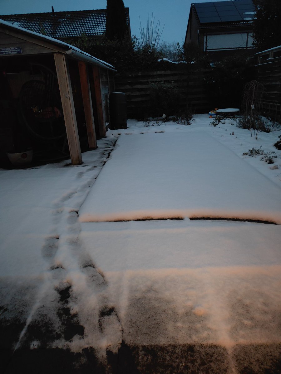 De sneeuwpret wordt snel minder.
Jammer.
#WINTER