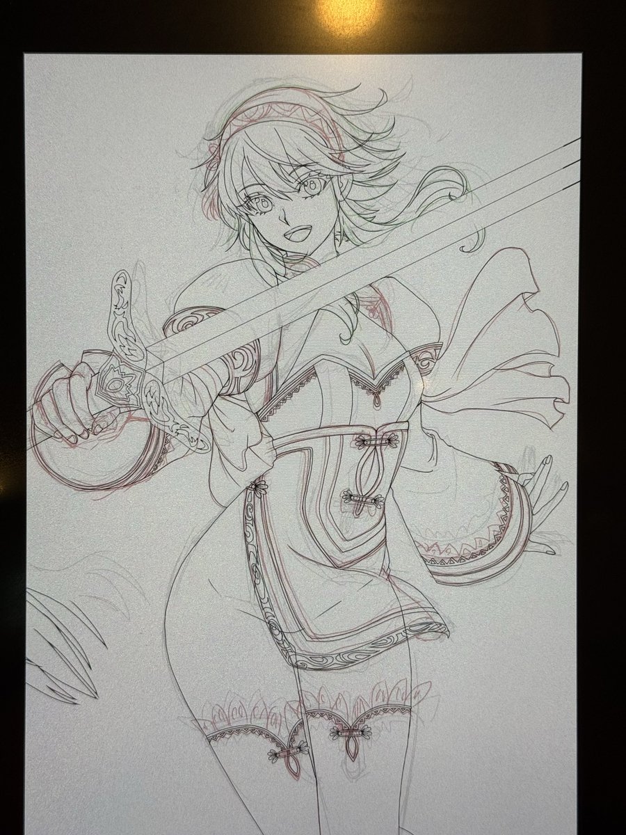 tokyotakuan_17's tweet photo. 描きかけだけど、2024の誕生日絵以来のシャンファだ！！
シャンファ好きなのに全然描いてないな…
ぱんつがどうなってるのか分からないので痴女みたいになってる。
シャンファってどんなパンツ履いているのだろうか…

#soulcaliber  #シャンファ　#格ゲーキャラ描こうぜ https://t.co/k28MdmZMPx