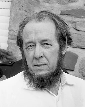 In 1945, Solzhenitsyn was a decorated Soviet officer who made a small, private joke about Stalin in a letter.

The state opened it, read it, and treated it as a crime. Within weeks he was arrested and stripped of rank. He was fed into the camps, and sentenced to eight years in