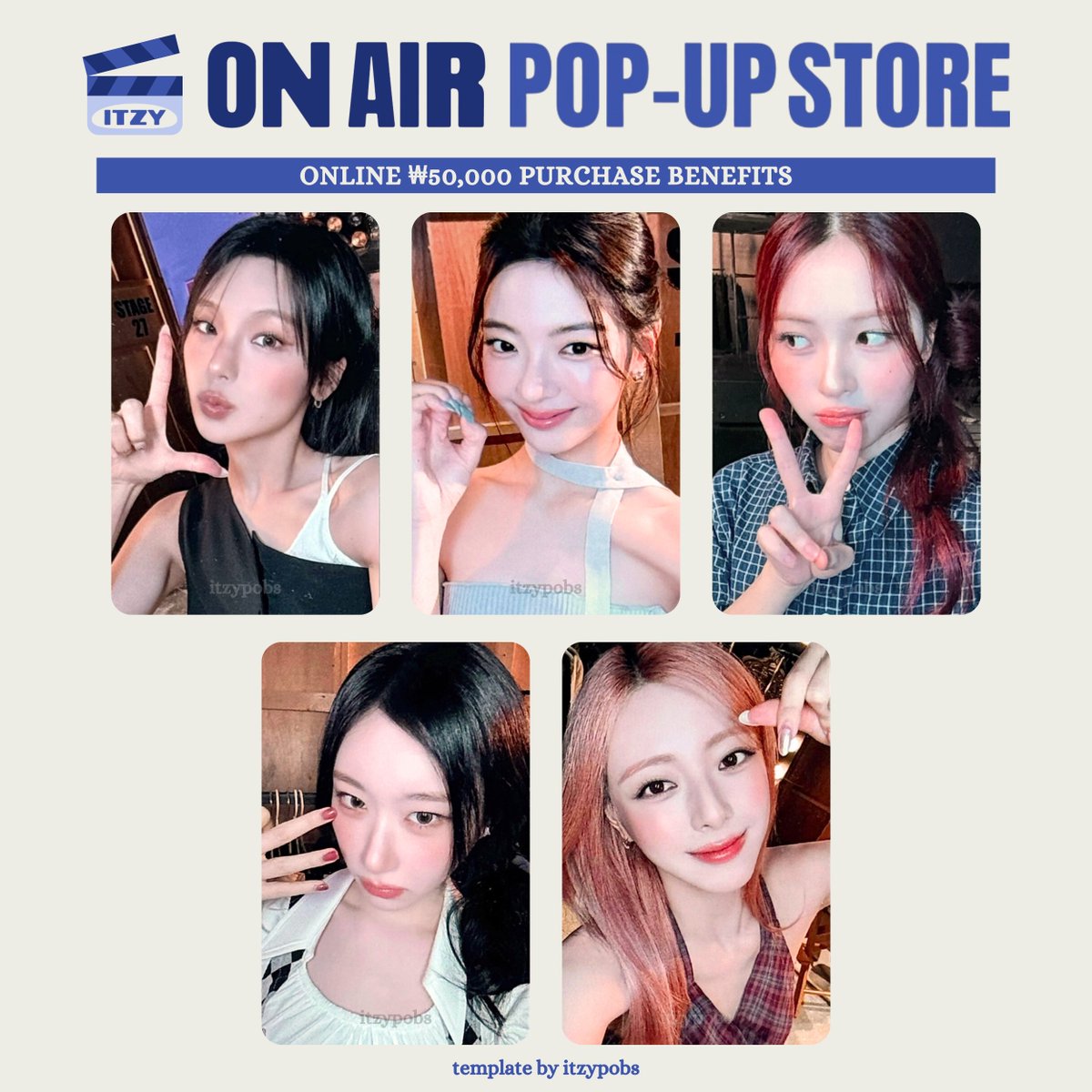 📡 ITZY x TWINZY POP UP STORE <ON AIR> online 50k won purchase