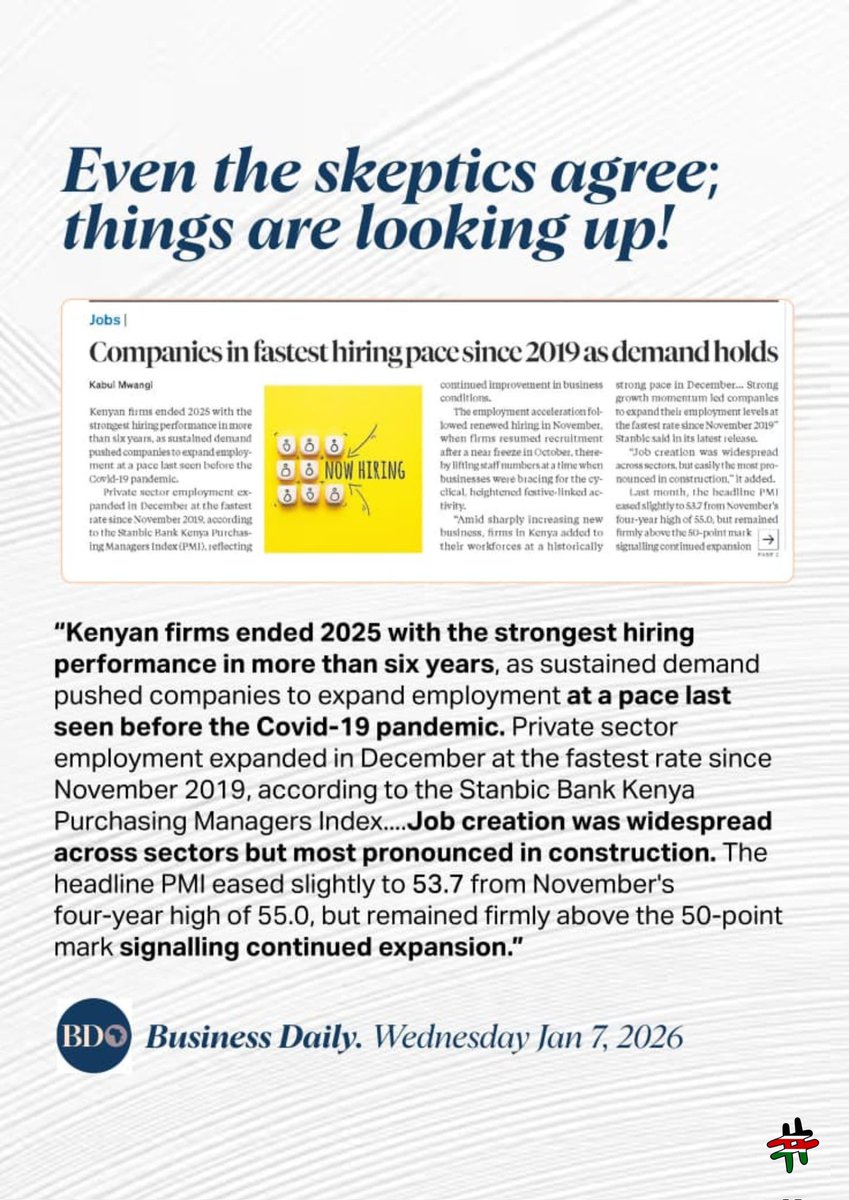 Businesses are hiring again, shelves are being restocked, and cash flow is  improving across markets, signalling a healthier economic cycle —  #ThePlanIsWorking | Results You Cant Deny.