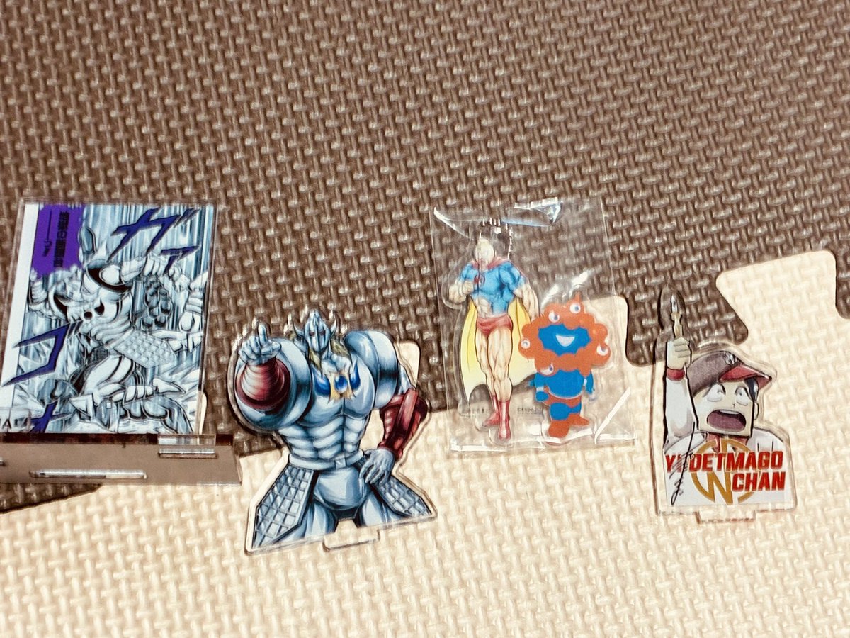 推しアクリルキーホルダー🔑たち勢揃い！ #キン肉マン #ミャクミャク