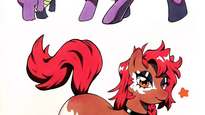 Black Rabbit's Foot Clan ( OC ) / Pony ( OC ) / Red Horse ( OC ) / Kaisa Pony &amp; OC Pony Here are some recent drawings! The full images will be available on Patreon or here in three weeks! Thanks for watching!