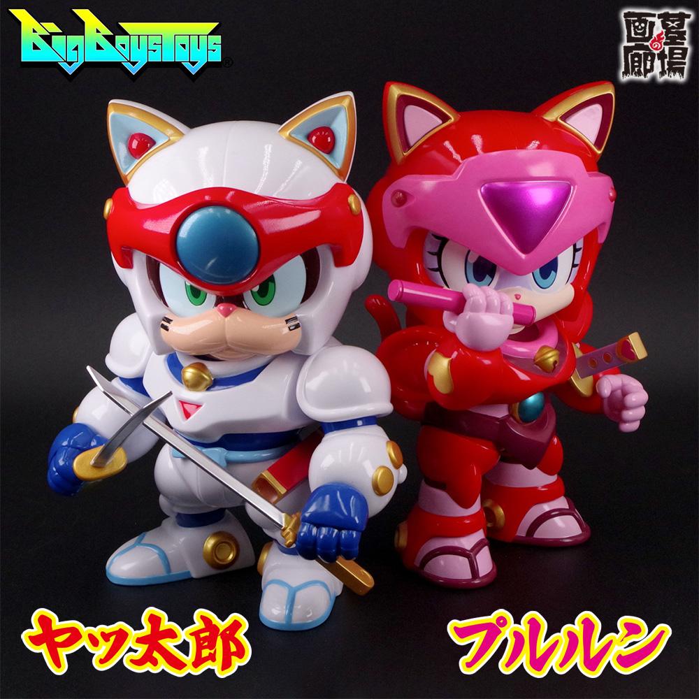 hakaba_gallery's tweet image. 【ソフビ情報】BigBoysToysよりキャッ党忍伝てやんでえ ヤッ太郎/プルルンが登場！
造形・彩色ともに作中のイメージを忠実に捉えたこだわりが嬉しい逸品だ!
1月18日(日)より墓場の画廊 中野店とONLINE STOREにて販売開始
#BigBoysToys #ソフビ #キャッ党忍伝てやんでえ
hakabanogarou.jp/archives/78347…
