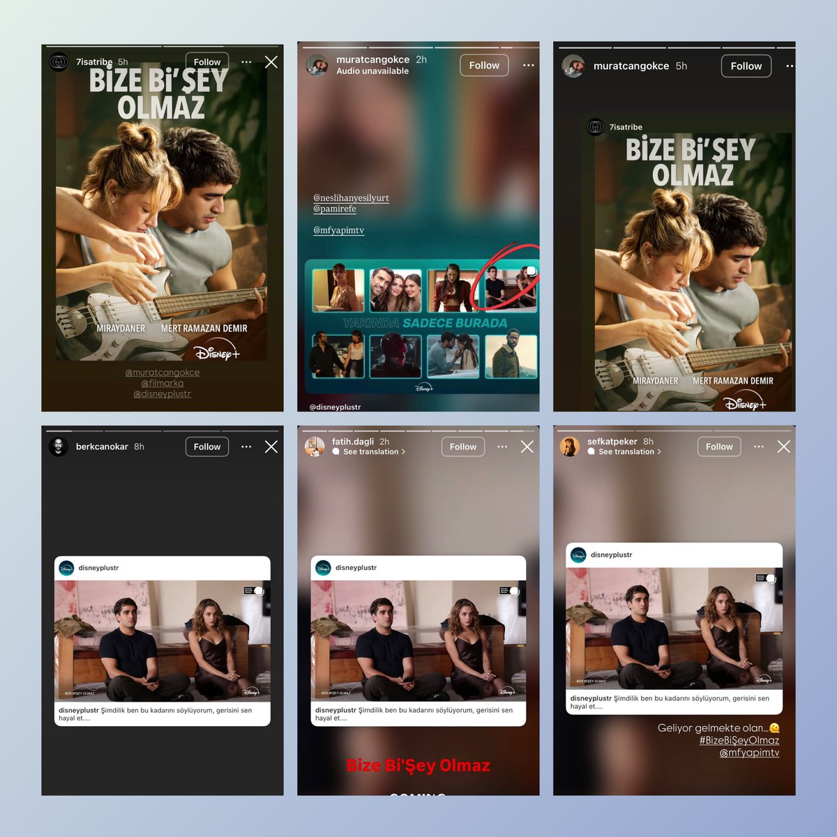 bizim ekibimizin heyecanı😍🫰🏻

#MertRamazanDemir #BizeBiŞeyOlmaz
<a href="/DisneyPlusTR/">Disney+ Türkiye</a> <a href="/mfyapimtv/">MF YAPIM</a>