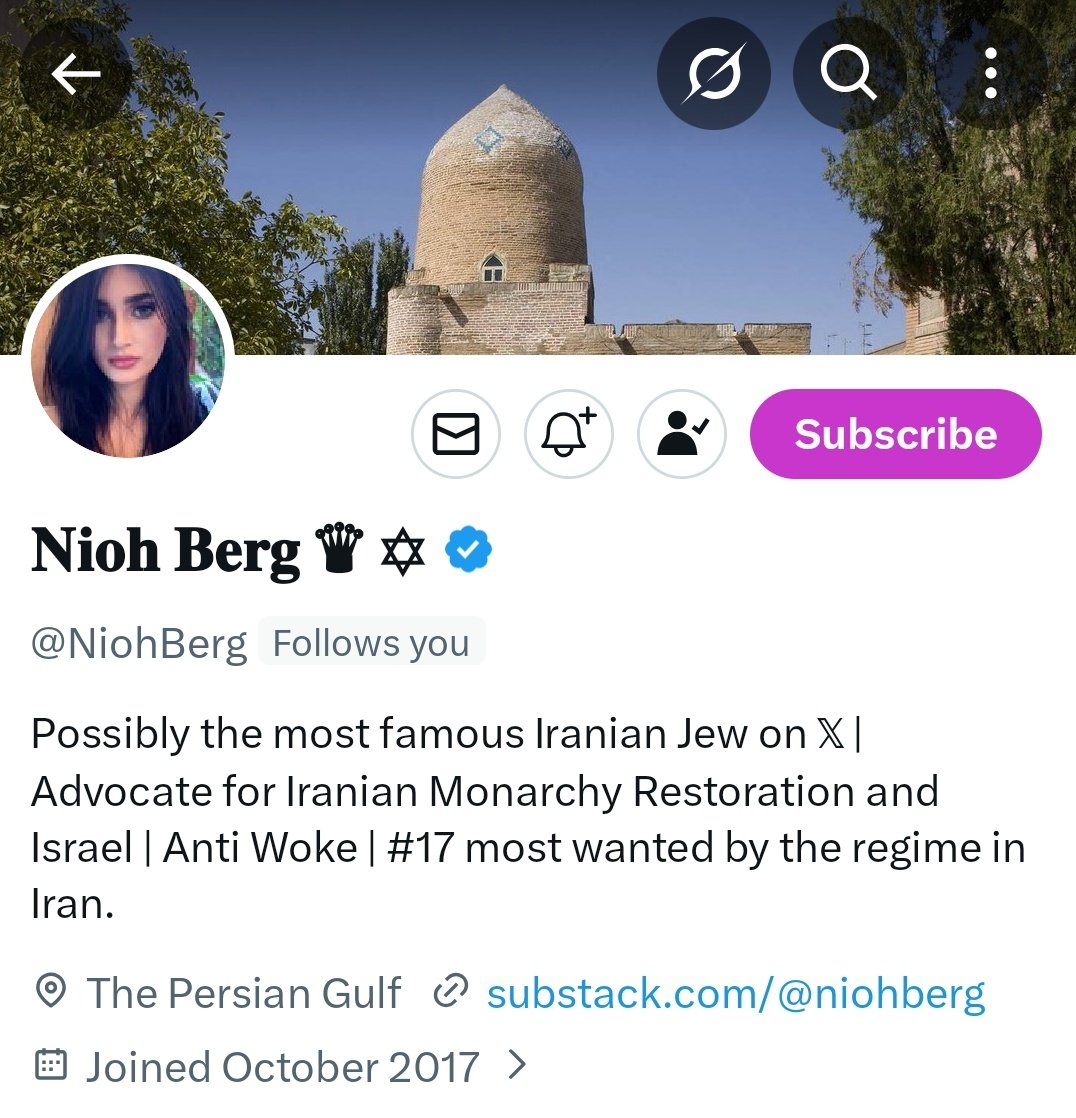 درود بهت که صدای مردم داخل به گوش رسانه های دنیا رساندی 🫡
<a href="/NiohBerg/">𝐍𝐢𝐨𝐡 𝐁𝐞𝐫𝐠 🇮🇷 ✡︎</a>