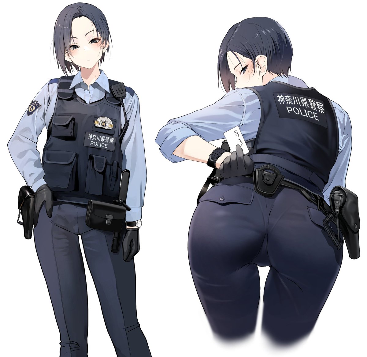 去年fanbox向けに描いたお巡りさん差分。所属は伏せる
一年近く経ったので一部公開。 