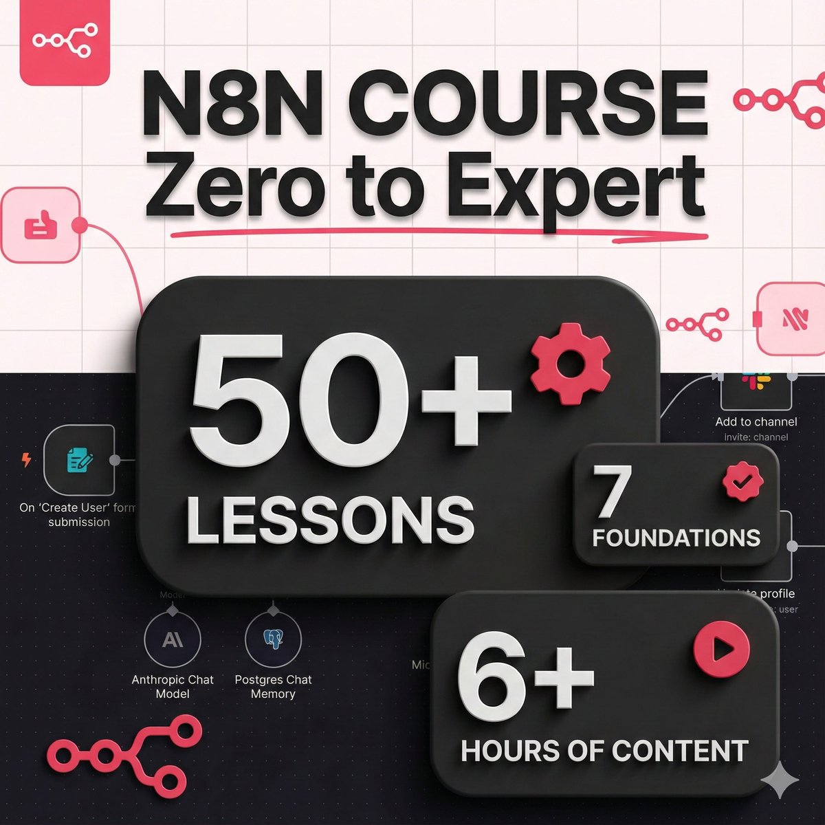 Welcome to 2026.
If you don’t learn a high-income skill this year, you’ll fall behind.
I’m giving away the exact N8N training I give my team before client work.

6 hours.
No fluff. No theory. Just building.

You’ll create:
• AI agents
• Lead gen automations

Comment “COURSE”