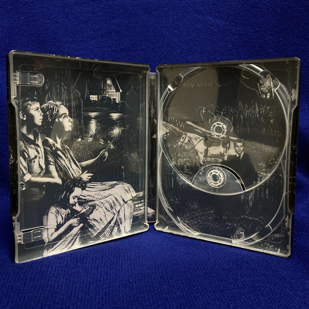 ビデマさんに「円盤人」の納品ついでに仏盤『狩人の夜』4Kスチブを