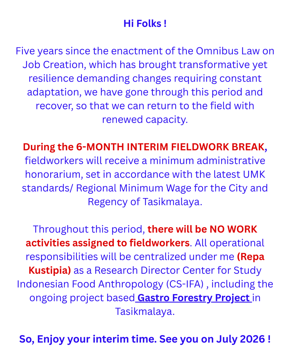 hellocsifa's tweet image. Statement of the Research Director.