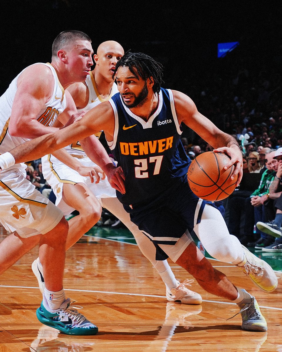 nbastats's tweet image. Jamal Murray joins Nikola Jokić (2x) as the only players in Nuggets franchise history to record 20+ points and 15+ assists in back-to-back games!