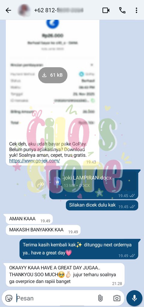 httpscilo's tweet image. aku open terus ya guys!💗

yg butuh joki formatting skripsi/proposal/makalah/laporan, nomor halaman, margin, dapus mendeley (sitasi/footnote), joki tulis, joki ketik, joki makalah, dll bisa wa.me/6283116877328

 #zonauang