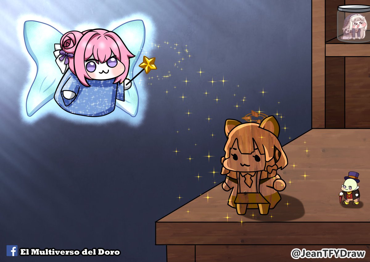 JeantfyDraw's tweet photo. Now you will be real ✨✨✨

#Doro #NIKKE #NIKKEdoro https://t.co/4v6uG8jRt9