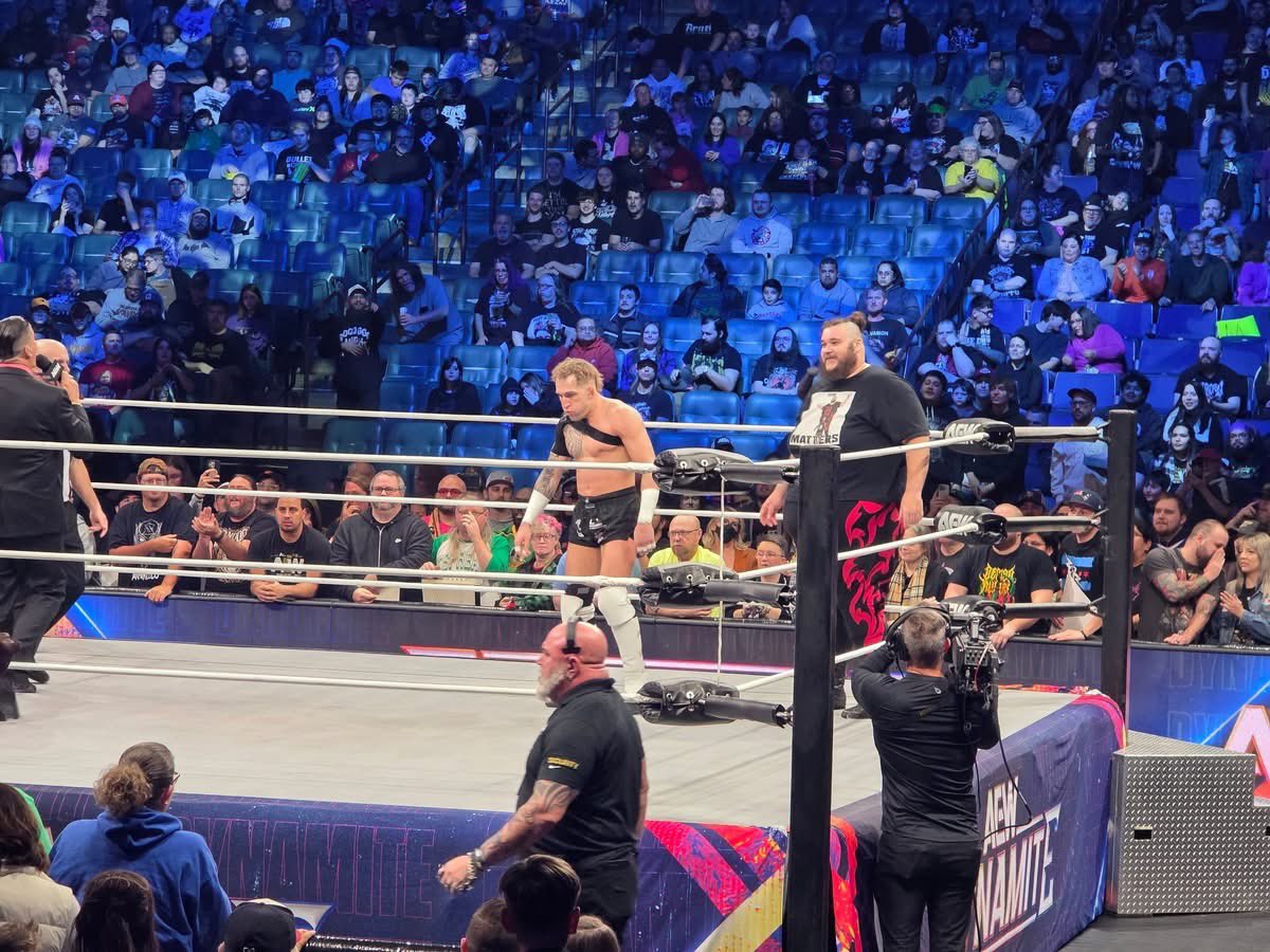 c_moore71959's tweet image. I’ve seen the grind behind the scenes for years, and today it all feels worth it. So proud of my husband @Sam_Stackhouse for getting his shot at @AEW! This is just the beginning. 
#1of1 #signstackhouse