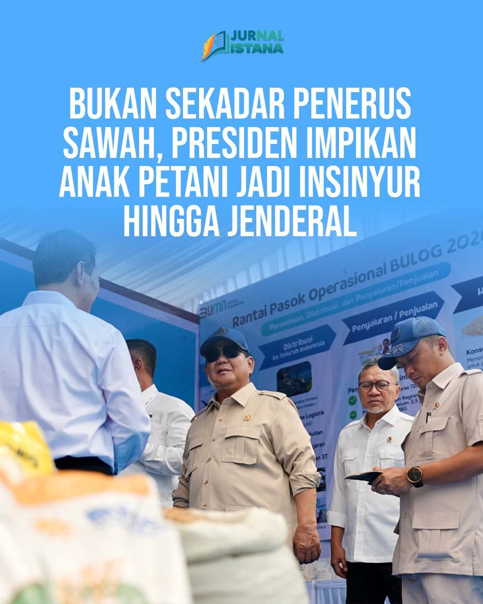 Whoopsysyy's tweet photo. presiden mimpikan anak petani jadi insinyur hingga jenderal #PetaniSejahtera
Akses Pendidikan Tinggi https://t.co/L7lkZ4KU7H