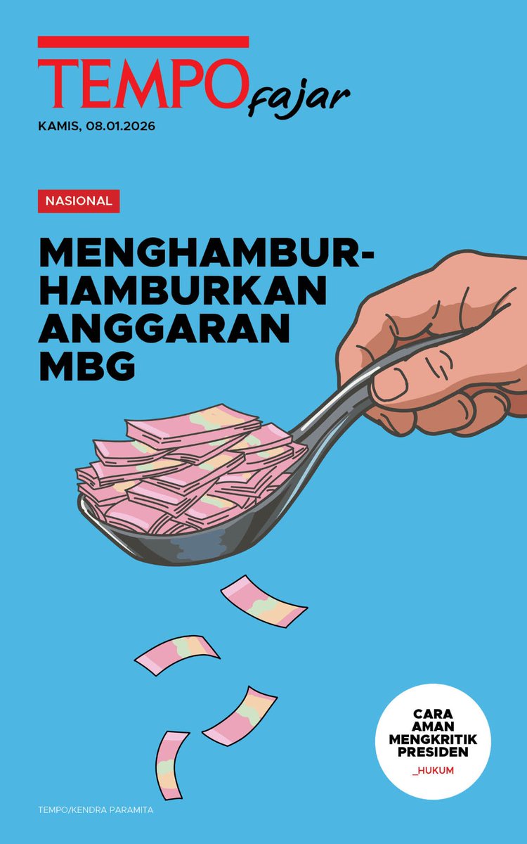 tempodotco's tweet image. Badan Gizi Nasional mengalokasikan anggaran untuk keperluan yang tak berhubungan dengan peningkatan gizi anak.

#TempoPlus