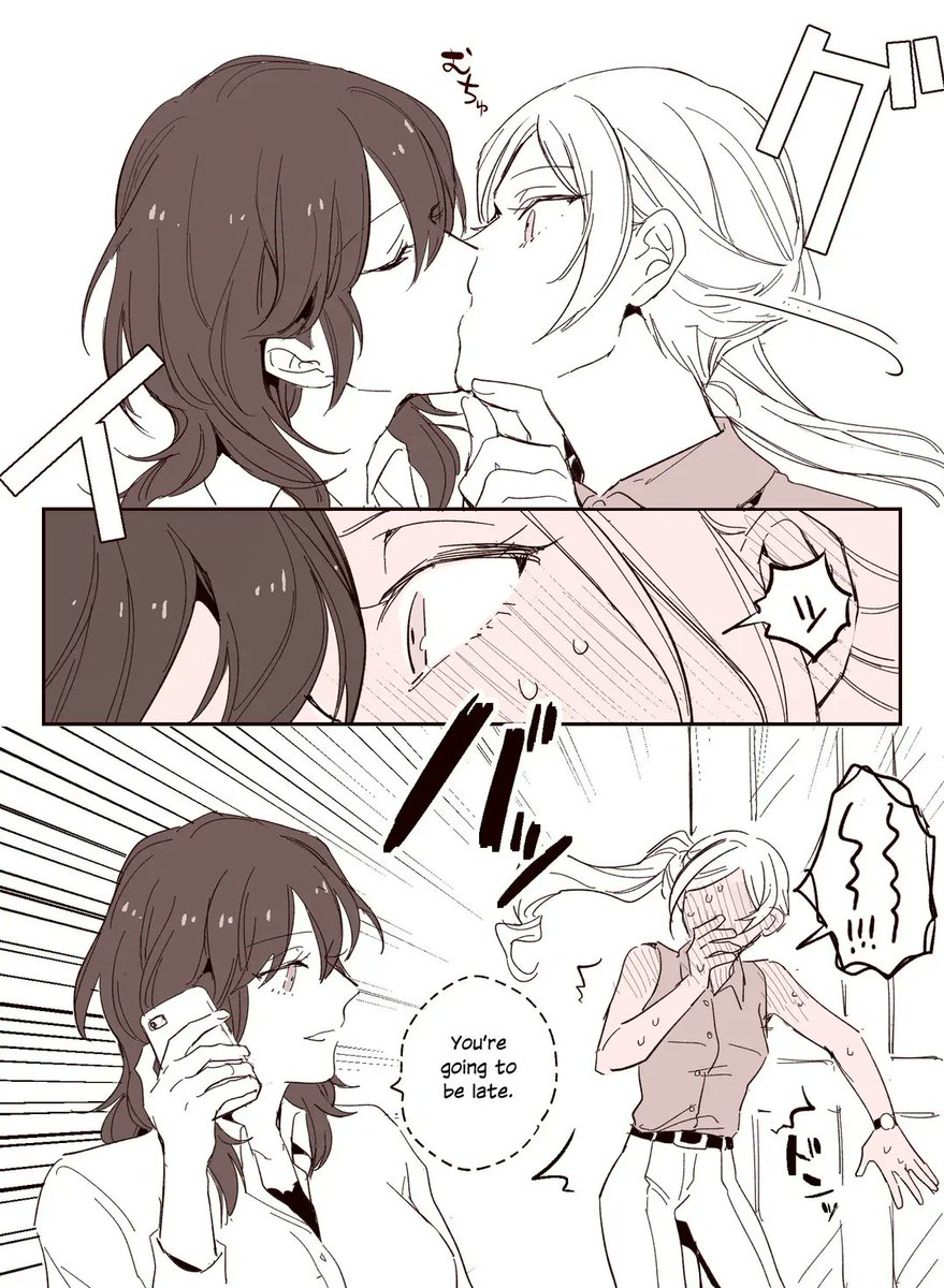 DailyYuriFix's tweet image. [ Goodbye Kisses by Mizuno (Mzn) ] (Fire Emblem: Three Houses)