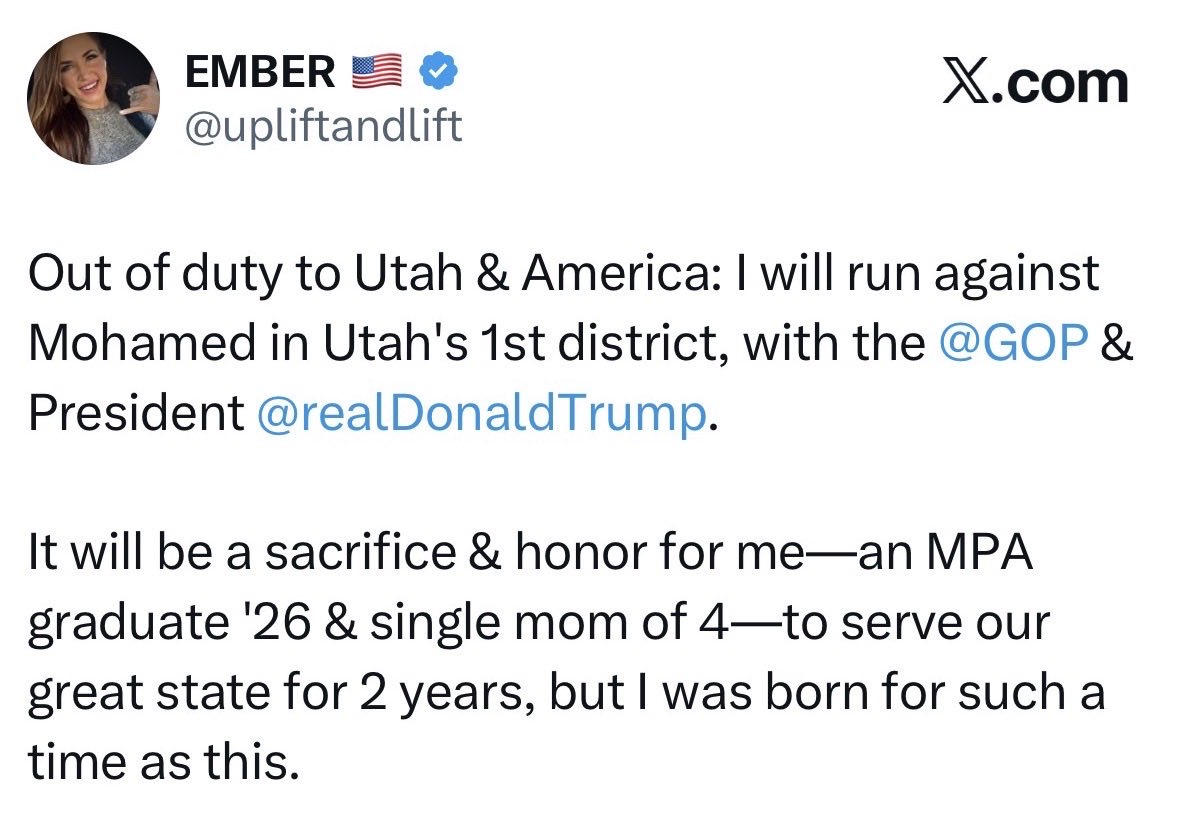 <a href="/disagreebutter/">Disagree Butter</a> This woman has committed to run against him. We need to all rally behind her and help spread the word.