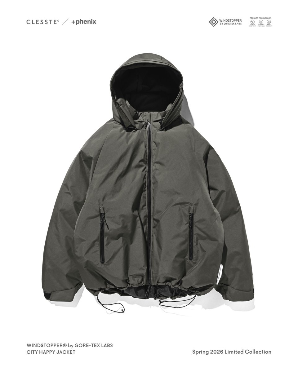 CLESSTE × Plus Phenix 2026 SS 別注 “GORE-TEX WINDSTOPPER LABS CITY