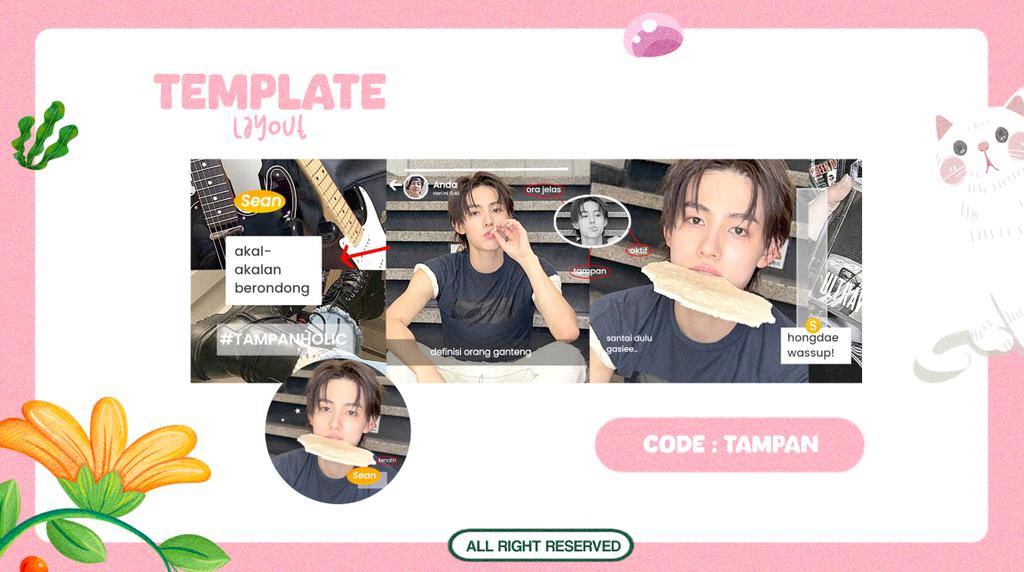 rinbunby's tweet image. help repost thankyou! 

   hi guys! shera ada template layout IPV yang bisa ditake sekarang B1G1 only 100k/each dan bebas take yap🍥🥢 yuu jajan! 

#zonauang