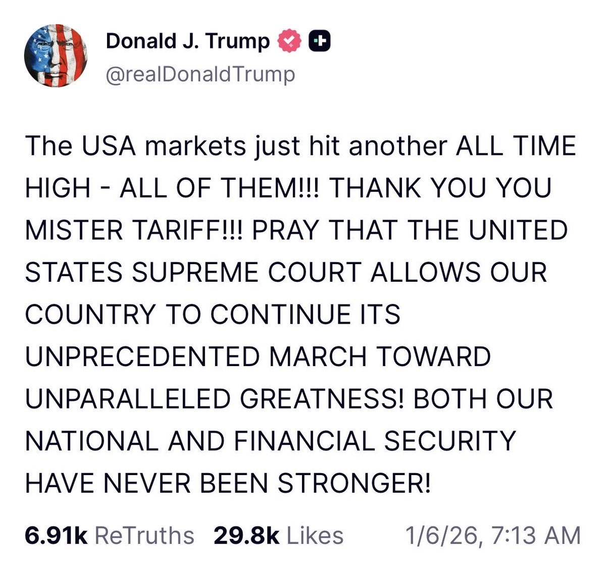 Mister Tariff? Wtf? Trump sounds insane.