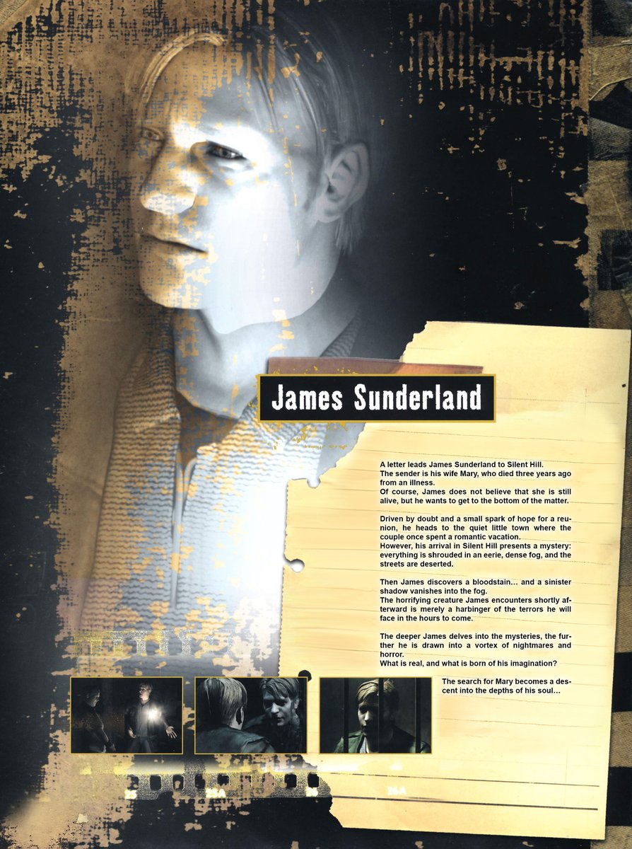 James Sunderland info | Silent Hill 2 THE OFFICIAL STRATEGY GUIDE

#silenthill2 #silenthill #jamessunderland