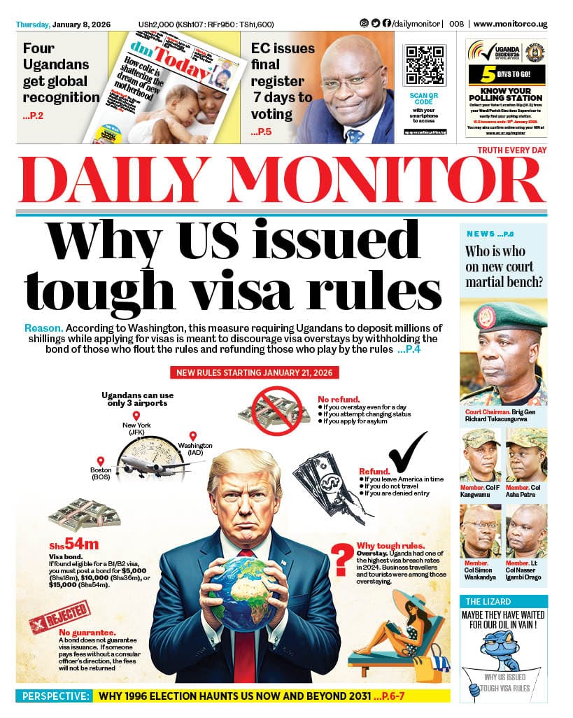 DailyMonitor's tweet image. Why US issued tough visa rules
epaper.nation.africa/ug

#MonitorUpdates
