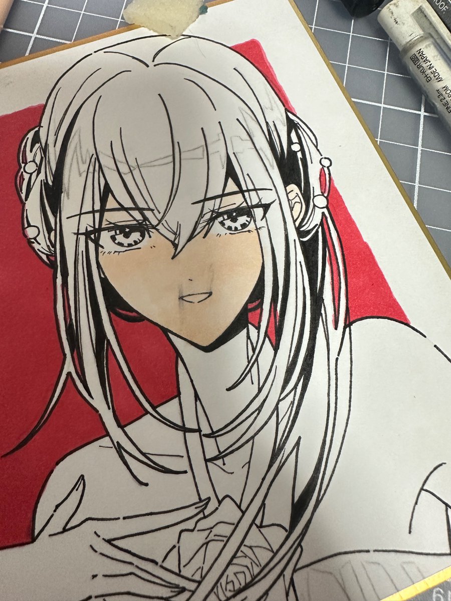 ShiraseRin_sub's tweet image. アナログ楽しい！！💢
どうすんだこれ...💢