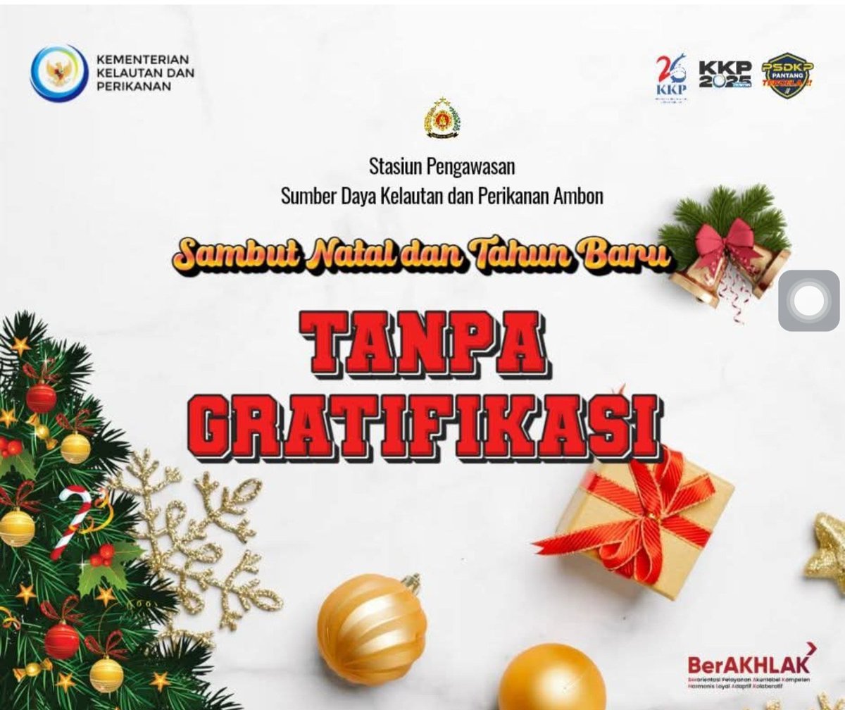 Menyambut Natal dan Tahun Baru, tanpa gratifikasi !!!
. Mari kita sambut tahun baru dengan semangat baru dan komitmen untuk melayani dengan lebih baik, tanpa terpengaruh oleh gratifikasi atau suap.
Tolak gratifikasi, wujudkan integritas!
#Natal #TahunBaru #TolakGratifikasi