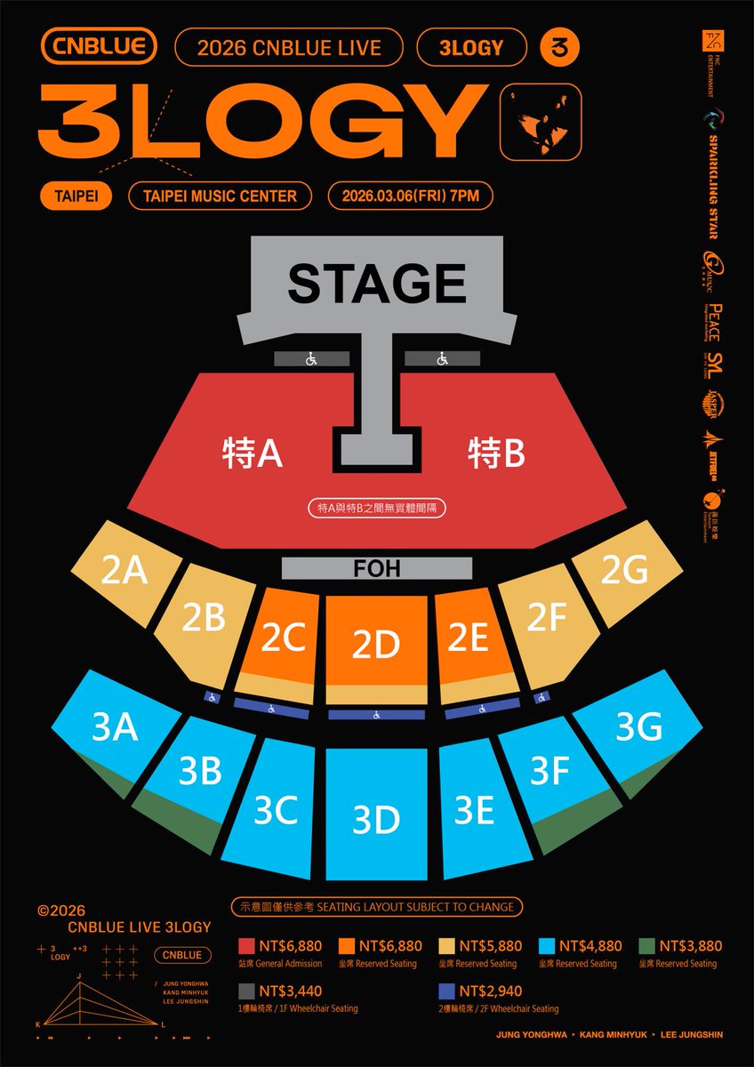 2026.03.06 2026 CNBLUE LIVE WORLD TOUR ‘3LOGY’ IN TAIPEI 추가 회차 안내
>> weverse.io/cnblue/notice/…

#CNBLUE #씨엔블루 #3LOGY