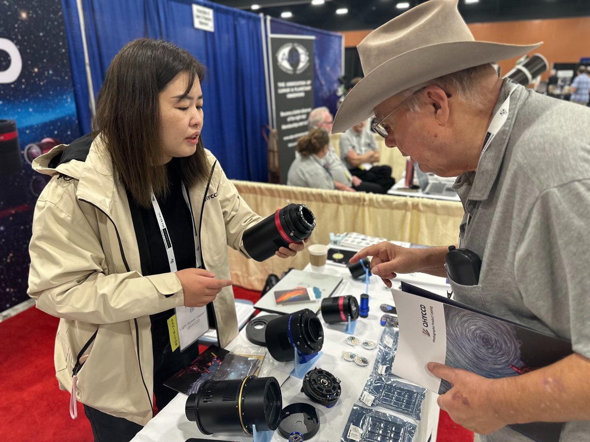 QHYCCD's tweet photo. We had an amazing time at AAS 247 in Phoenix! 🚀Our products drew plenty of visitors to our booth, and we loved all the great conversations. See you tomorrow for the last day of the meeting and exhibition! QHYCCD Booth: #126
#qhyccd #aas247 #astronomy #AstroCamera https://t.co/m5nCMAgb7x
