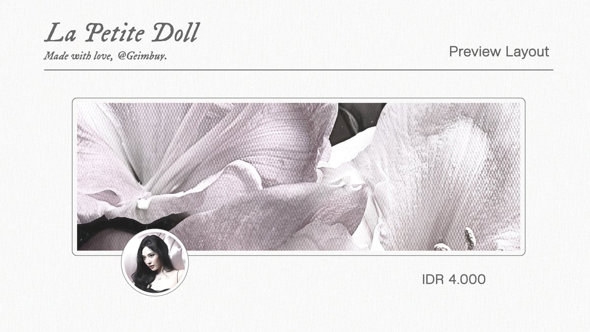 Geimbuy's tweet image. ㅤㅤ
Help  repost,  thankyou  so  much.

Petite   Doll   Colection  :  6  Layout 
ready    stock  Ningning   &amp;amp;  Winter.  
Price  on   pict.  DM  for  take,  ❤︎

—————   #zonauang  #zonaba  
ㅤㅤ