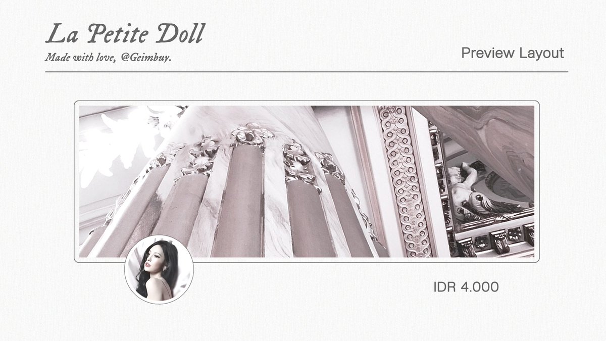 Geimbuy's tweet image. ㅤㅤ
Help  repost,  thankyou  so  much.

Petite   Doll   Colection  :  6  Layout 
ready    stock  Ningning   &amp;amp;  Winter.  
Price  on   pict.  DM  for  take,  ❤︎

—————   #zonauang  #zonaba  
ㅤㅤ