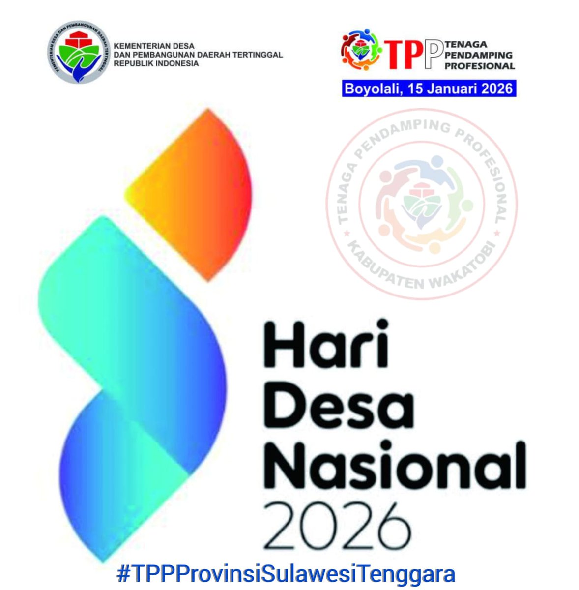 *SEMARAKKAN HARI DESA dengan Bangun Desa Bangun Indonesia Desa Terdepan untuk Indonesia.* 

<a href="/PrabowoSubianto/">PRABOWO 2014</a> 
@GibranRakabuming
<a href="/YandriSusanto/">Yandri Susanto</a>
<a href="/ArizaPatria/">Ariza Patria</a>
@KementerianDesaPDT
@DesaPesonaNusantara
#HariDesaNasional2026
#PendampingDesaHebat
#TPPKemendesaPDT
#TPPProvinsiSultra