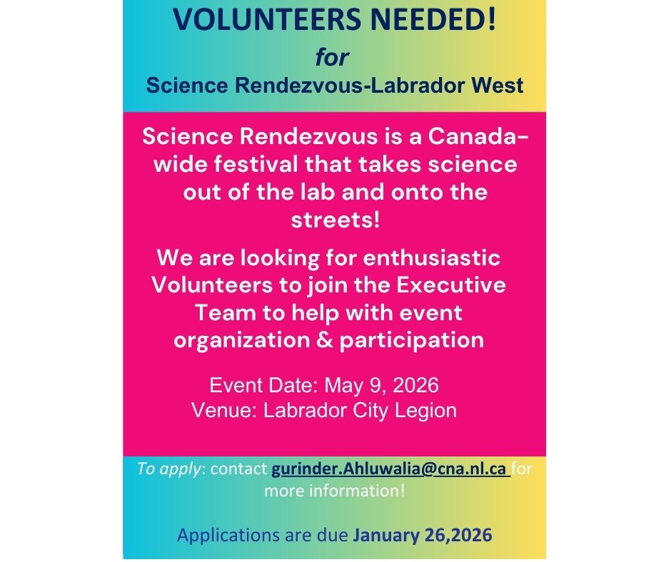 Science Rendezvous - Labrador West tweet media