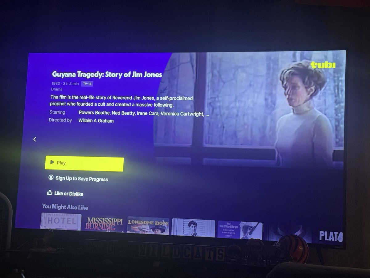 Feels like a good night to take <a href="/KySportsRadio/">Matt Jones</a> recommendation of the #GuyanaTragedy <a href="/ryanlemond/">Ryan Lemond</a> 🥤and yes it’s a 3 hour blockbuster #KSR