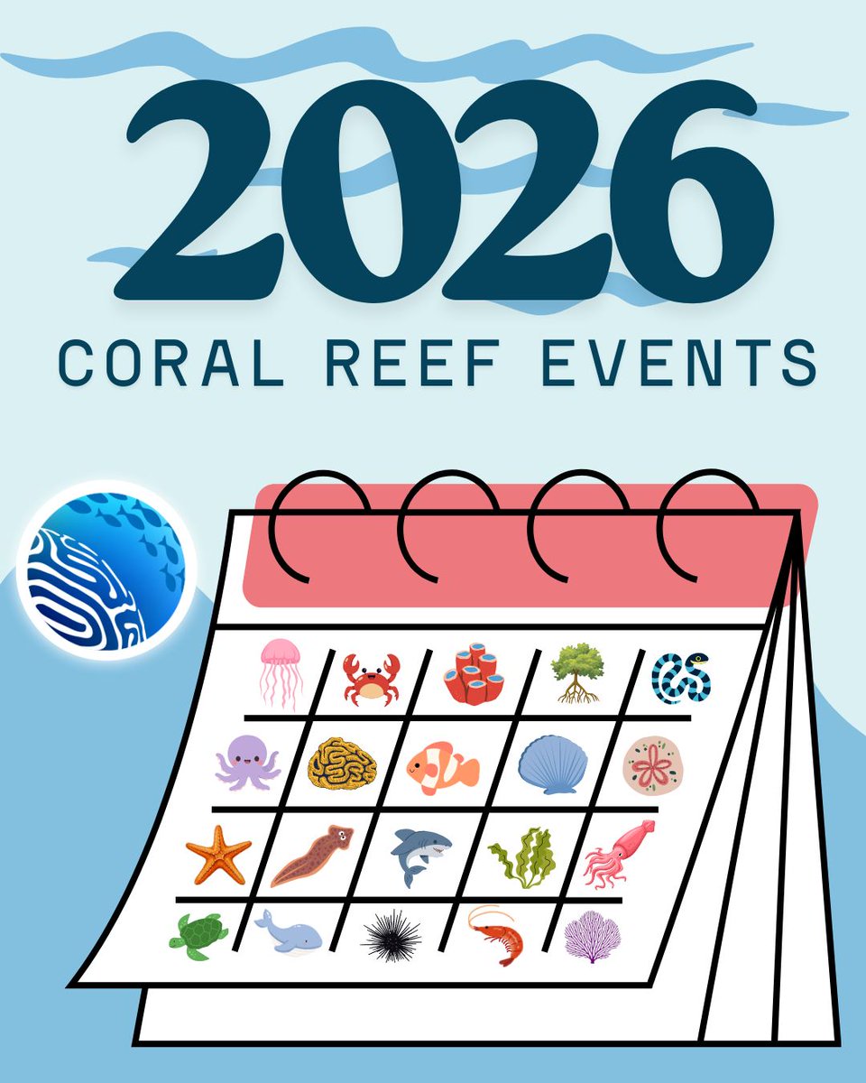 ICRSCoralReefs's tweet photo. Happy New Year! 🌊🪸 2026 is shaping up to be an exciting year for coral reef events and conferences worldwide. Here’s to a year of meaningful action to protect, manage, and restore reefs. Know of an event we’ve missed? Drop a comment and share it with our coral community! https://t.co/dgAgPmCSi0