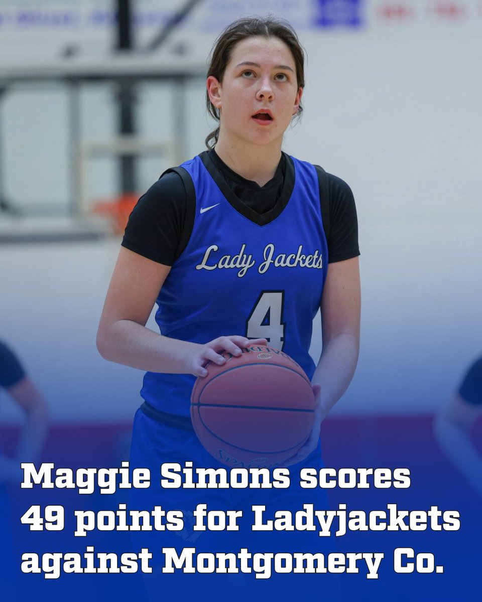 tenthregion's tweet image. Two of the top girls basketball players in the 10th Region put on a show tonight at the MCHS Arena.  Addison Terry scored 42 points with 10 threes in Montgomery County's 87-80 Nicholas County.  Maggie Simons put up 49 points for the Ladyjackets.